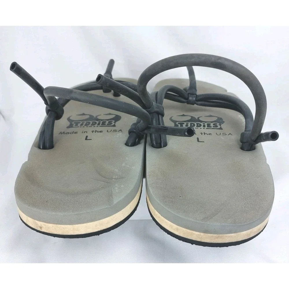 Tiddies OG Bare Naked 3 Layer Flip Flops Mens Lrg USA 4.25